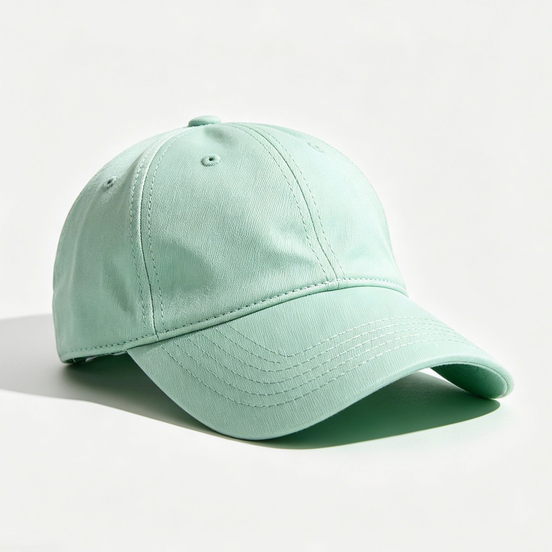 Quick-dry performance baseball cap in mint green